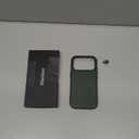 SHIELDON Genuine Leather Case for iPhone 17 Pro 6.3" 2025 | Compatible with Magsafe, Camera Button Updated, Magnetic Wireless Charging, Slim Fit, Shockproof, Metal Button, Protective Cover - Evergreen