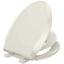 YASFEL Built in Potty Training Toilet Seat for Toddlers, Kids & Adults Biscuit Plastic Toilet Seats Elongated Slow Close with Magnets(Almond, 18.5)