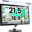 VINTEZ Blue Light Screen Protector for 21.5 Inch Computer Monitor and Laptop Anti-UV Blue Light Blocking Film for Desktop PC, Eye Protection Filter, 19.3" x 11.3", 1 Pack