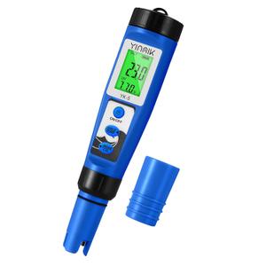 pH Salt Meter 5 in 1 pH TDS EC Salinity Tester for Pool Spa Aquarium Hydroponic Saltwater Digital pH and PPM Tester for Household Drinking Water Hot Tub Home Brewing Fish Tank