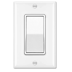 BESTTEN 2 Pack Dimmer Light Switch, Universal Lighting Control, Single Pole or 3 Way, Compatible with LED Dimmable Lamp, CFL, Incandescent, Halogen Bulb, Decorator Wallplate Included, UL Listed, White