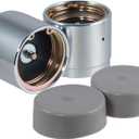 CURT 22232 2.32-Inch Trailer Wheel Bearing Protectors and Dust Covers, 2-Pack