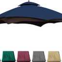 10X12 Replacement Gazebo Cover for Lowe's Gazebo Model #TPGAZ17-002C,TPGAZ17-002 (Navy Blue)