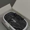 35W Ultrasonic Jewelry Cleaner, 45KHz Retainer Cleaner for Jewelry, 5 Timer & 3 Power Modes, Eyeglasses, Rings, Watch Strap, Dentures - 20oz, 304 Stainless Steel Tank, Quiet <38dB (White)