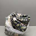 Floral Area Rug 5x7 Washable Vintage Non Slip Living Room Rug Soft Low Pile Stain Resistant Rugs for Bedroom Dining Room Laundry Indoor, Green