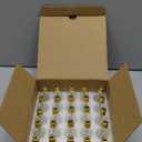 SUNSGNE 25 Pack Candle Light Bulbs, C26 Crystal Clear Torpedo Candelabra Light Bulb for Chandeliers, Window Candle Bulbs, Nightlight Bulb- 7 Watt Light Bulbs- E12 Candelabra Base