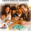 2 x X-Protector Halloween Make a Face Stickers for Kids - Halloween Sticker Activity Crafts - 27 Unique Character Face Stickers for Kids - Bulk Halloween Goodie Bag Stuffers & Party Favors! (9 Big Sheets)