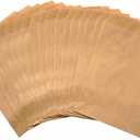 OTURGC 100 Pack Brown Kraft Paper Bags, 4" x 6", Gift Cards, Gift Candy, Cookies, Donuts, Crafts, Party Favors, Sandwiches, Jewelry Goods, Snack Bags, Flat Gift Bags 