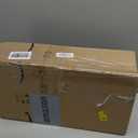 4 Tier Slim Rolling Storage Cart Narrow Space Utility Cart with Handle Metal Frame with Wood Top Table Sturdy Cart Organizers and Storage for Kitchen Bathroom Laundry Office, 5.1 Inches Deep Black