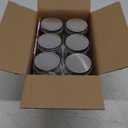 Shemira Halloween Craft Kit - 6pc Glass Mason Jar DIY Lantern Kit, Party Supplies for Kids