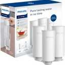 PHILIPS GoZero AWP231 Replacement Filter Cartridges for PHILIPS Instant Water Filter Pitcher AWP2980 with Mirco-X Clean Technology, 3-Pack