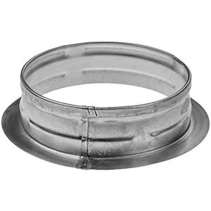 Repa Market 4'' Inch Metal Duct Connector Flange - Air Tight Vent Duct Collar - for Connecting Exhaust, Intake Flex and Straight Ducting - Heating, Cooling Universal HVAC Adapter - Home, Commercial