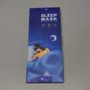 Mavogel Cotton Sleep Eye Mask - Updated Design Light Blocking with Adjustable Nose Bridge, Soft and Comfortable Night Eye Mask for Men Women, Eye Blinder for Shift Work, Includes Travel Pouch, Black