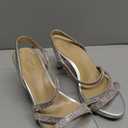 Naturalizer Womens Brenta Heeled Sandal (7, Silver)