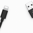 Black Lightning Charger Cable for iPhone – USB to Lightning Charging Cord, Durable and Fast Charging, Compatible with iPhone, iPad, iPod