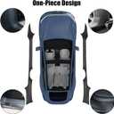 2Pcs Door Sill Protector for Tesla Model Y Juniper 2025-2026 Accessories - TPE One-Piece Design, Full Coverage Protection, Waterproof & Anti-Scratch, No Tools Installation