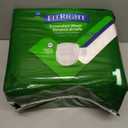 Medline FitRight Extended Wear Stretch Briefs, Overnight Adult Diapers with Tabs, Size 1 (Bag of 20)