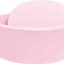 Ball Pit for Toddlers, 35.4"x 11.8" Foam Ball Pits, Indoor Soft Round Baby Playpen for Children, Ideal Gift for Toddlers, Pink, (Balls not Included)