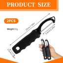 2 Pcs Premium Swivel Vegetable Peeler, Potato Peeler Hand Tool Stainless Steel, Blade Swivel Peelers with Ergonomic Non Slip Grip, Ideal for Fruits Carrots Apples Kitchen Prep or Gift Use