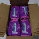 Poise Incontinence Pads & Postpartum Incontinence Pads, 3 Drop Light Absorbency, Long Length, 96 Count (4 Packs of 24)