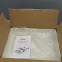 2Pc Pull out Cabinet Organizer,Width (14"-21"),Depth(17"-24") Expandable with 3 Rails,No Drill Roll out Drawers,Adhesive Sliding Drawers,Slide out Shelves for Cabinets Without Lip,Kitchen,Pantry,White