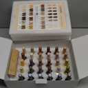 CANNI 30Pcs 9ML Hema-free Gel Nail Polish Set,Nude Brown Red Glitter Gold Gel Polish Kit Soak Off LED Nail Gel Polish Set Nail Art Starter Manicure Salon DIY at Home