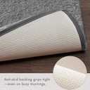 Madison Park Marshmallow Super Soft & Absorbent Bath Rug, 20 x 30, Grey