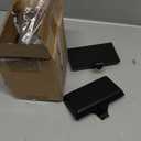 6 Pack Christmas Stocking Holders Ornament Hooks Mantel Weighted Stocking Hangers Metal Hanging Hooks Heavy Duty Stocking Holders Bases for Mantel Fireplace Party Decoration (Black, 6)