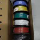 Fermerry 24 AWG Stranded Wire Spool 25ft Each 6 Colors Flexible 24 Gauge Silicone Hook up Wire Kit Electrical Tinned Copper Wire