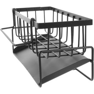 Wakauto Kitchen Shelf Dishcloth Holder Sponge Brush Dishcloth Rack Sponge Holder Rack Kitchen Sink Rack Drainer Kitchen Sponge Organizers Rack Draining Rack Dishcloth Organizer Metal