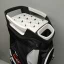 Tivor 15 Way Golf Cart Bag Silent T-Lock,Dividers,Camo Pink Black