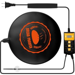 Bread Proofer Warming Mat,11.8" Sourdough Starter Warmer with Thermostat Temperature Control for Dough Proofing Yogurt Fermentation