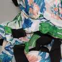 Pool Chair Float - Inflatable Pool Float for Adults Green Plants Floating Pool Chair Lounge Adjustable Fabric Pool Float Hammock for Swimming Pool Beach Lake Summer