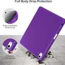 Akkerds Compatible with iPad Air 11 Inch Case 7th/6th Generation (M3/M2) 2025/2024, for iPad Air 5th/4th Generation Case 10.9 Inch 2022/2020 with Pencil Holder[Auto Sleep/Wake], Purple