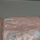 MIULEE Baby Pink Blackout Curtains for Girls Bedroom Living Room 63 Inches Long 2 Panels, Nursery Thermal Insulated Room Darkening Drapes Solid Grommet Top Noise Reducing Window Curtains 40x63 Inch