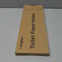 Longzon Brushed Nickel Toilet Paper Holder Wall Mount, Self Adhesive Toilet Paper Holder Storage for 3 Roll Tissue, Premium 304 Stainless Steel Stick On Toilet Paper Roll Holder for Bathroom, Silver