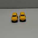 Construction Race Cars Accessories for Kids - 2-Pack Engineering Electric Toy Cars, Birthday Gifts for 3 4 5 6 7 Year Old Boys, Compatible with Construction Race Car Track Set