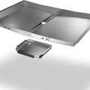 Stainless Steel Grease Tray with Catch Pan, Dyna Glo Grill Replacement Parts - Universal Drip Pan for 4/5 Burner Gas Models from Nexgrill, Charbroil, Expert Grill, BHG and More (24"-30")