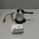 Gugxiom 600ml Electric Turkish Coffee Pot, Stainless Steel Turkish Coffee Maker, Heating Tea Maker Kettle For Home Travel