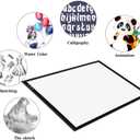 HSK A2 LED Artist tracing Light Box Copy Table, Adjustable High Brightness Light Pad for Tatto Drawing, Sketching, Animation,Diamond Painting Accessories