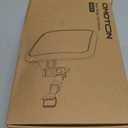 OMOTON Baby Car Mirror, Safety Car Mirror with Retractable Arm & Wide Crystal Rearview for Backseat, 360 Adjustable & Shatterproof, Easy Install Baby Essentials