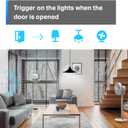TP-Link Tapo Motion Sensor, Requires Tapo Hub, Long Battery Life w/Sub-1G Low-Power Wireless Protocol, Wide Range Detection, Adjustable Sensitivity, Real-Time Notification, Smart Action, Tapo T100