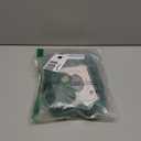 Miss U Hair Men Short Wavy Vibrant Green Wig with White Eyebow Outfit Party Cosplay Wig