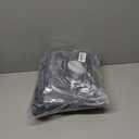 PAVILIA Travel Blanket Pillow, Airplane Blanket Set in Soft Bag with Pockets, Plane Blanket Compact Packable, Flight Essentials Car Pillow, Travelers Accessories Gifts, Luggage Strap, Gray