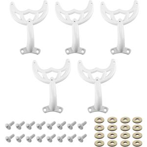 Ceiling Fan Blades Arm, for 42-Inch Fan Blade, Compatible with 7740100 -White Finish, -5 Pcs