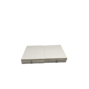 Countertop Storage Boxes, White, Size 17×13,5 Inch, 4 Pack