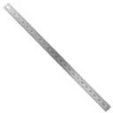 24" Stainless Steel Ruler with Non-Skid Cork Backing: 32 & 64 divisions per inch