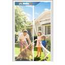 Magnetic Screen Door，Screen Door Mesh，Keep Bugs Out, Heavy-Duty Mesh Curtain,Pet and Kid Friendly, Works with Front Doors, Sliding Doors（38x82 Inch White)