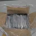 500 PCS Landscape Staples 6 Inch Galvanized Garden Stakes Garden Staples Pins Anti-Rust Ground Stakes for Weed Barrier, Irrigation Hose, Yard Lawn SOD, Landscape Fabric, Decor 6"L x1.2"W 500pcs