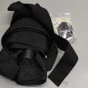 Bed Ladder Assist 160 Inch, Munzong Black Pull Up& Sit Up Assist Device, Assistive Bedside Straps w/ 5 Handle, Portable Rope Beds Ladder Helper for Elderly Senior Injury Handicap Patient Pregnant(4 m)